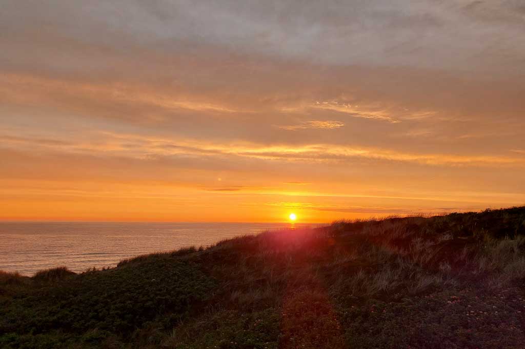 Abendhimmel am Meer